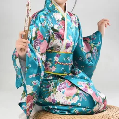 Girls' Yukata Robe Kimono Japanese Traditional Masquerade Kid's Kimono Coat Party