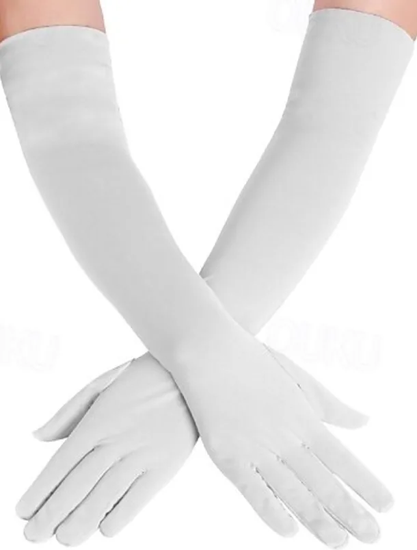 Gloves Women's Solid Colored Spandex Lycra Costume for Christmas Carnival Masquerade Adults'