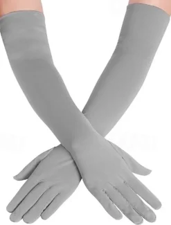 Gloves Women's Solid Colored Spandex Lycra Costume for Christmas Carnival Masquerade Adults'