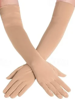 Gloves Women's Solid Colored Spandex Lycra Costume for Christmas Carnival Masquerade Adults'