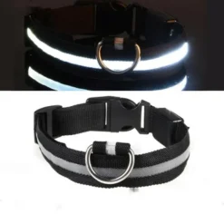 Glowing Dog Collar Adjustable Flashing Luminous Collar Night Anti-Lost Dog Light HarnessFor Small Dog Pet Products
