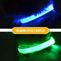 Glowing Dog Collar Adjustable Flashing Luminous Collar Night Anti-Lost Dog Light HarnessFor Small Dog Pet Products