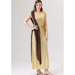 Goddess Carnival Costume Dress Halloween Group Family Costumes Kid's Adults' Women's Girls' Medieval Ancient Greek Rome Performance Party Halloween Carnival Easy Carnival Costume