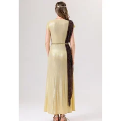 Goddess Carnival Costume Dress Halloween Group Family Costumes Kid's Adults' Women's Girls' Medieval Ancient Greek Rome Performance Party Halloween Carnival Easy Carnival Costume