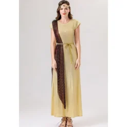 Goddess Carnival Costume Dress Halloween Group Family Costumes Kid's Adults' Women's Girls' Medieval Ancient Greek Rome Performance Party Halloween Carnival Easy Carnival Costume