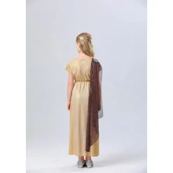 Goddess Carnival Costume Dress Halloween Group Family Costumes Kid's Adults' Women's Girls' Medieval Ancient Greek Rome Performance Party Halloween Carnival Easy Carnival Costume