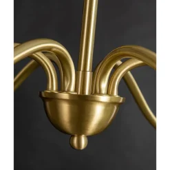 Gold Chandelier 8-Light Modern Chandelier for Dining Room, Bedroom, Foyer, Living Room, Kitchen Island, Entryway, Office, Bar,Farmhouse Decor 110-240V