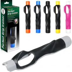 Golf Swing Training Aid - Grip Corrector for Hand Positioning, Indoor and Outdoor Putting Practice Equipment for Beginners