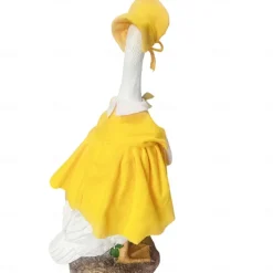 Goose Dress Up Holiday Party Home Decor Creative Fruit Pattern Series Porch Goose Set for Cement Goose Statue Outdoor Decor