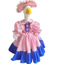 Goose Outfit Set Costume for Geese Birthday Party Garden Decor Goose Clothes Yard Statue Costume