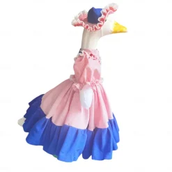 Goose Outfit Set Costume for Geese Birthday Party Garden Decor Goose Clothes Yard Statue Costume