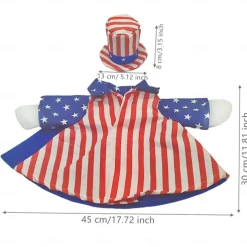 Goose Outfit Set Costume for Geese Birthday Party Garden Decor Goose Clothes Yard Statue Costume