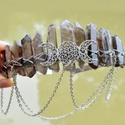 Gorgeous Crystal Crown Headband Tiara Retro Vintage Punk Gothic Rococo Victorian for Weddings Festivals Photoshoots