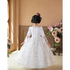 Gothic Cosplay Lolita Rococo Dress Party Costume Masquerade Princess Shakespeare Solid Color Ball Gown Fancy Dress Girls' Halloween Carnival Children's Day Party Birthday Holiday Child's Dress All