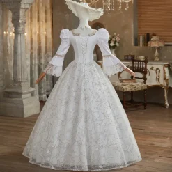 Gothic Rococo Victorian Dress Party Costume Prom Dress Princess Shakespeare Solid Color Ball Gown Fancy Dress Women's Royal Christmas Halloween Carnival Party Evening Party Masquerade Adults' Dress