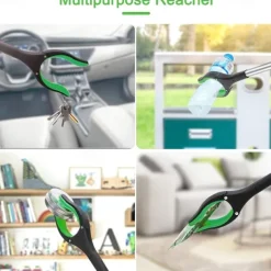 Grabber Reacher Tool for Elderly, 32" Foldable Picker Upper Grabber, Long Handy Mobility Aids, Reaching Tool for Trash Claw Pick Up Stick, Litter Picker, Arm Extension