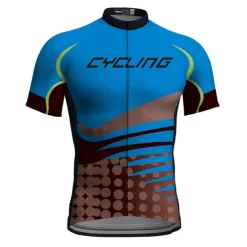 21Grams Men's Cycling Jersey Set Short Sleeve Cycling Jersey with Bib Shorts 3 Rear Pockets Reflective Strips 3D Padded Shorts Polka Dot Polyester Bike Wear Breathable Quick Dry Moisture Wicking