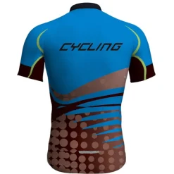 21Grams Men's Cycling Jersey Set Short Sleeve Cycling Jersey with Bib Shorts 3 Rear Pockets Reflective Strips 3D Padded Shorts Polka Dot Polyester Bike Wear Breathable Quick Dry Moisture Wicking