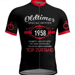 21Grams Men's Cycling Jersey Short Sleeve Bike Top with 3 Rear Pockets Mountain Bike MTB Road Bike Cycling Breathable Moisture Wicking Reflective Strips Back Pocket Violet Yellow Red polychrome Gradie