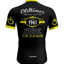 21Grams Men's Cycling Jersey Short Sleeve Bike Top with 3 Rear Pockets Mountain Bike MTB Road Bike Cycling Breathable Moisture Wicking Reflective Strips Back Pocket Violet Yellow Red polychrome Gradie