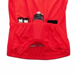 21Grams Men's Short Sleeve Cycling Jersey with Bib Shorts Summer Spandex Polyester Bike Clothing Suit 3D Pad Breathable Quick Dry Moisture Wicking Back Pocket Sports Red Black Yellow White