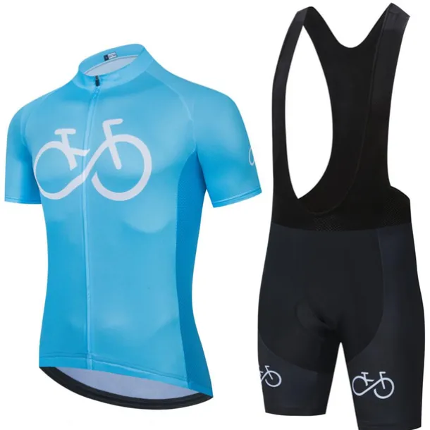 21Grams Men's Short Sleeve Cycling Jersey with Bib Shorts Summer Spandex Polyester Bike Clothing Suit 3D Pad Breathable Quick Dry Moisture Wicking Back Pocket Sports Red Black Yellow White