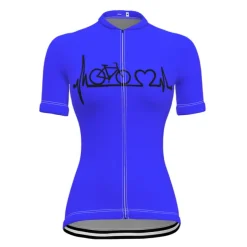 21Grams Racing Cycle Heartbeat Women's Cycling Jersey Summer Spandex Polyester Yellow Bike Tee Tshirt Jersey Top Mountain Bike MTB Road Bike Cycling Breathable Back Pocket Sports Clothing