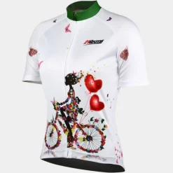 21Grams Women's Short Sleeve Cycling Jersey Summer Floral Botanical Funny Bike Jersey Breathable Anatomic Design Ultraviolet Resistant Quick Dry Back Pocket Sports Patterned Purple Green Mint Green