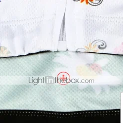 21Grams Women's Short Sleeve Cycling Jersey Summer Floral Botanical Funny Bike Jersey Breathable Anatomic Design Ultraviolet Resistant Quick Dry Back Pocket Sports Patterned Purple Green Mint Green