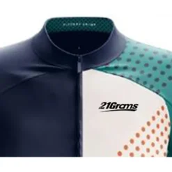 21Grams Women's Short Sleeve Cycling Jersey Spandex Polyester Funny Bike Jersey Top Mountain Bike MTB Road Bike Cycling UV Resistant Breathable Quick Dry Sports Blue+Orange Sky Blue+White Green