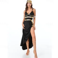 Greek Goddess Halloween Dress Cosplay Costume Carnival Costume Vintage Inspired Adults' Women's Carnival Masquerade Party Masquerade Easy Halloween Costumes Dress Up