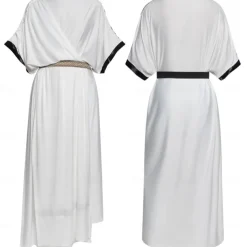 Greek Gods Halloween Cosplay Costume Robe Vintage Inspired Adults' Men's Carnival Masquerade Party Masquerade Easy Halloween Costumes Dress Up