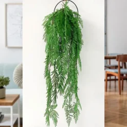Green Plant Persian Leaf Wall Hanging Wedding Bar Restaurant Wall Decoration Materials Simulation Hanging Plants,Fake Flowers For Wedding Arch Garden Wall Home Party Decoration