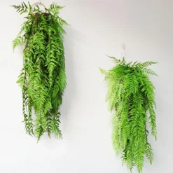 Green Plant Persian Leaf Wall Hanging Wedding Bar Restaurant Wall Decoration Materials Simulation Hanging Plants,Fake Flowers For Wedding Arch Garden Wall Home Party Decoration