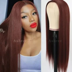 Green Wigs Long Straight Synthetic Wig Irish Green Heat Resistant No Lace Front Wigs with Baby Hair Glueless Peluca for St Patricks Cosplay Party for Fashion Women 22 Inch Halloween Wigs