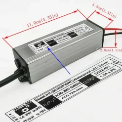 1Group 50W 4500LM LED Light Integrated Project-Light Lamp With 50W 1500mA 10C5B Led Constant Current Driver Power Source (DC 22-40V Output)
