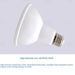 Grow Light Bulbs with COC Technology LED Grow Light Bulb E27 Bulb Full Spectrum 18W Grow Lamp (180 Watt Equivalent) with Optical Lens for High PPFD Perfect for Seeding and Growing of Indoor Plants