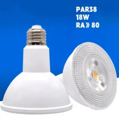 Grow Light Bulbs with COC Technology LED Grow Light Bulb E27 Bulb Full Spectrum 18W Grow Lamp (180 Watt Equivalent) with Optical Lens for High PPFD Perfect for Seeding and Growing of Indoor Plants