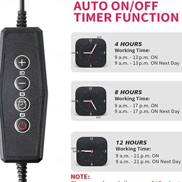 Grow Light USB Phytolamp for Plants Full Spectrum Dimmable 4/8/12H Timer Fitolamp Lights Home Flower Seedling Clip Phyto Lamp