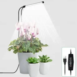 Grow Light USB Phytolamp for Plants Full Spectrum Dimmable 4/8/12H Timer Fitolamp Lights Home Flower Seedling Clip Phyto Lamp