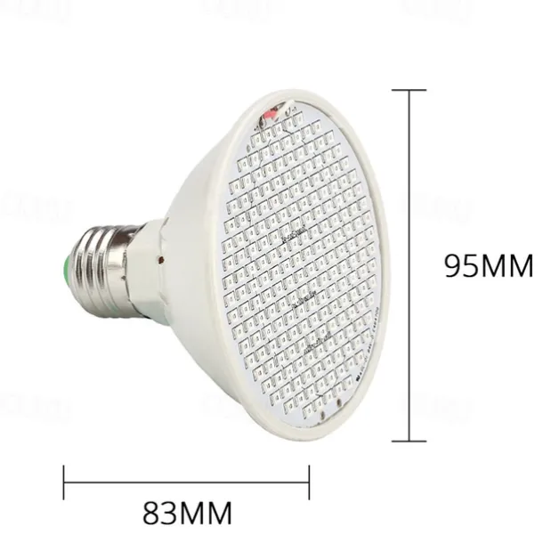 Grow Lights for Indoor Plants Full Spectrum Clip-on Gooseneck Grow Light 10W/20W Power Plant Light with Optical Lens for High PPFD