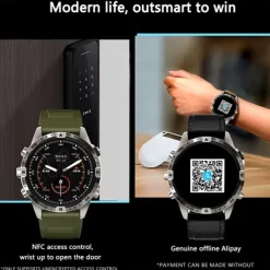 GT45 Smart Watch Men Bluetooth Call Outdoor Sports Voice Assistant Compass Health Monitoring Fitness Tracker Smartwatch