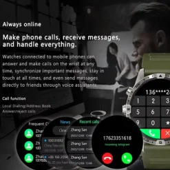 GT45 Smart Watch Men Bluetooth Call Outdoor Sports Voice Assistant Compass Health Monitoring Fitness Tracker Smartwatch