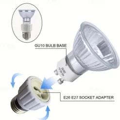 GU10 Halogen Bulb 35W 50W MR16 GU10 Base 220V Light Bulb Halogen Flood Light Bulbs Simulated Flame Lamp