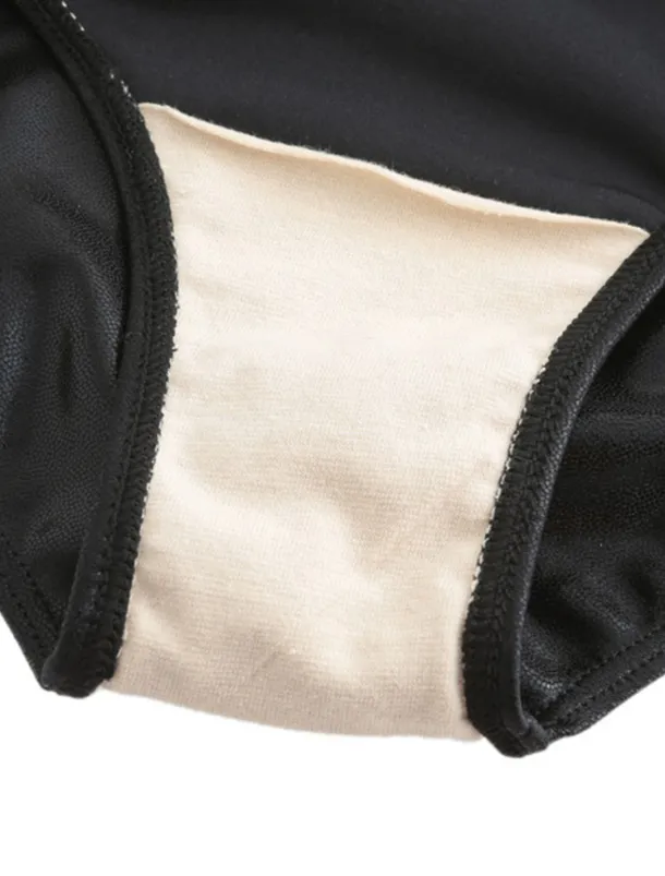 Gymnastics Leotards Women's Girls' Bodysuit Leotard Spandex High Elasticity Breathable Handmade Sparkly Long Sleeve Training Competition Dance Rhythmic Gymnastics Artistic Gymnastics Blue Sky Blue