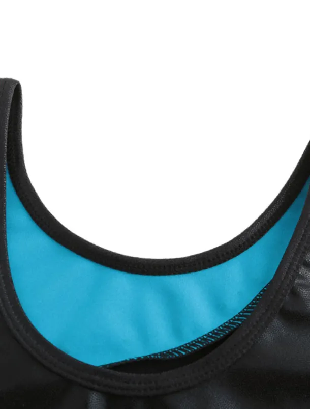 Gymnastics Leotards Women's Girls' Bodysuit Leotard Spandex High Elasticity Breathable Handmade Sparkly Long Sleeve Training Competition Dance Rhythmic Gymnastics Artistic Gymnastics Blue Sky Blue