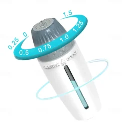 H24 Derma Stamp Adjustable 0.25mm-1.5mm Microneedling Liquid Serum Applicator For Acne Scars Skin Improvement