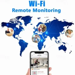 H6 Mini WiFi Camera 1080P HD Wireless Smart Home Device Cam Invisible Night Vision Motion Detection Remote Monitor Recorder