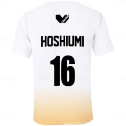 Haikyuu T-shirt Cartoon Back To School Print Harajuku Graphic Kawaii For Couple's Men's Women's Adults' Masquerade Back To School 3D Print Casual Daily Activewear
