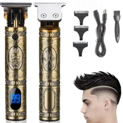 Hair Clippers For Men Hair Trimmer Zero Gapped Cordless Professional Haircut & Grooming Kit for Men Rechargeable LED Display